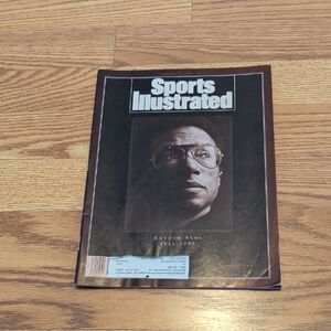 Sports Illustrated Arthur Ashe Tribute Magazine Cover